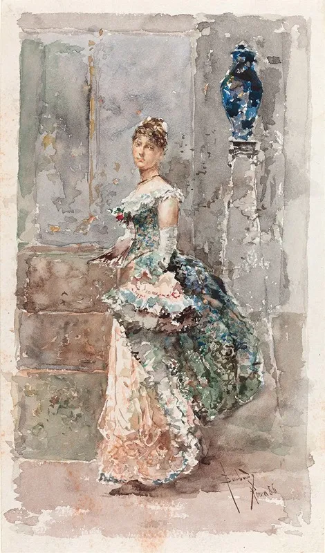 Lady In Formal Dress