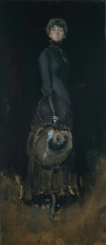 Lady In Gray 2 Wall Art by James Abbott McNeill Whistler - High-Resolution Digital Print