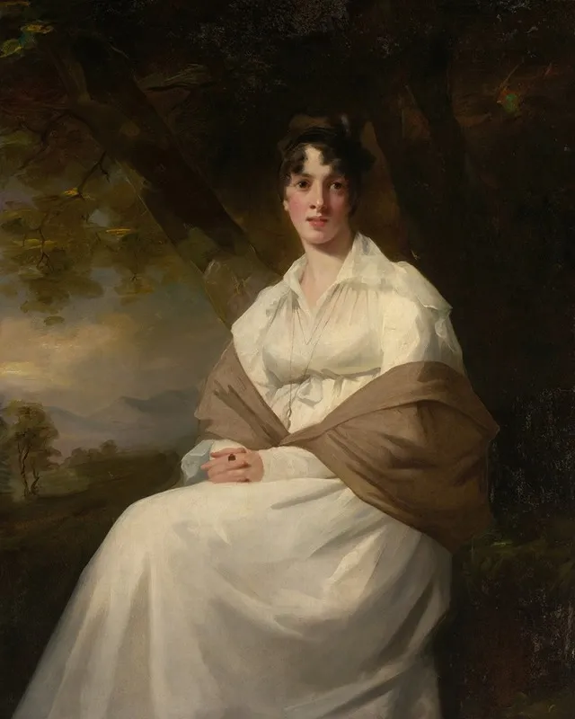 Lady Maitland Catherine Connor Died 1865 Wall Art by Sir Henry Raeburn - High-Resolution Digital Print