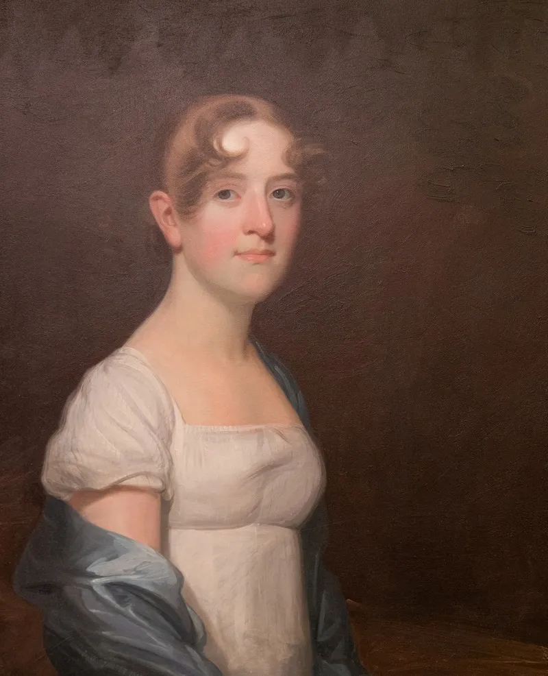 Lady Of The Lenox Family Wall Art by John Wesley Jarvis - High-Resolution Digital Print