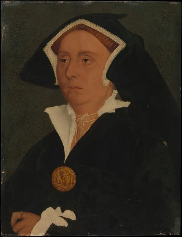 Lady Rich Elizabeth Jenks Died 1558 Wall Art by Workshop of Hans Holbein the Younger - High-Resolution Digital Print
