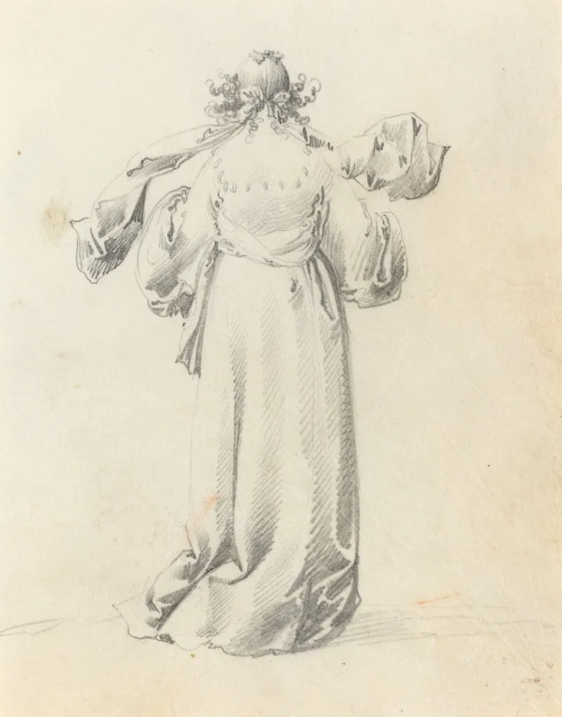 Lady Seen From Behind