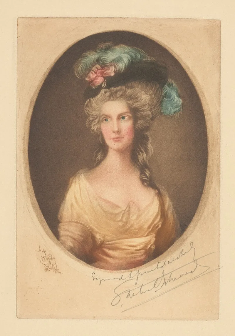 Lady Spencer Wall Art by Samuel Arlent Edwards - High-Resolution Digital Print