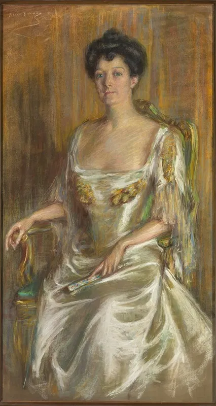 Lady With Fan