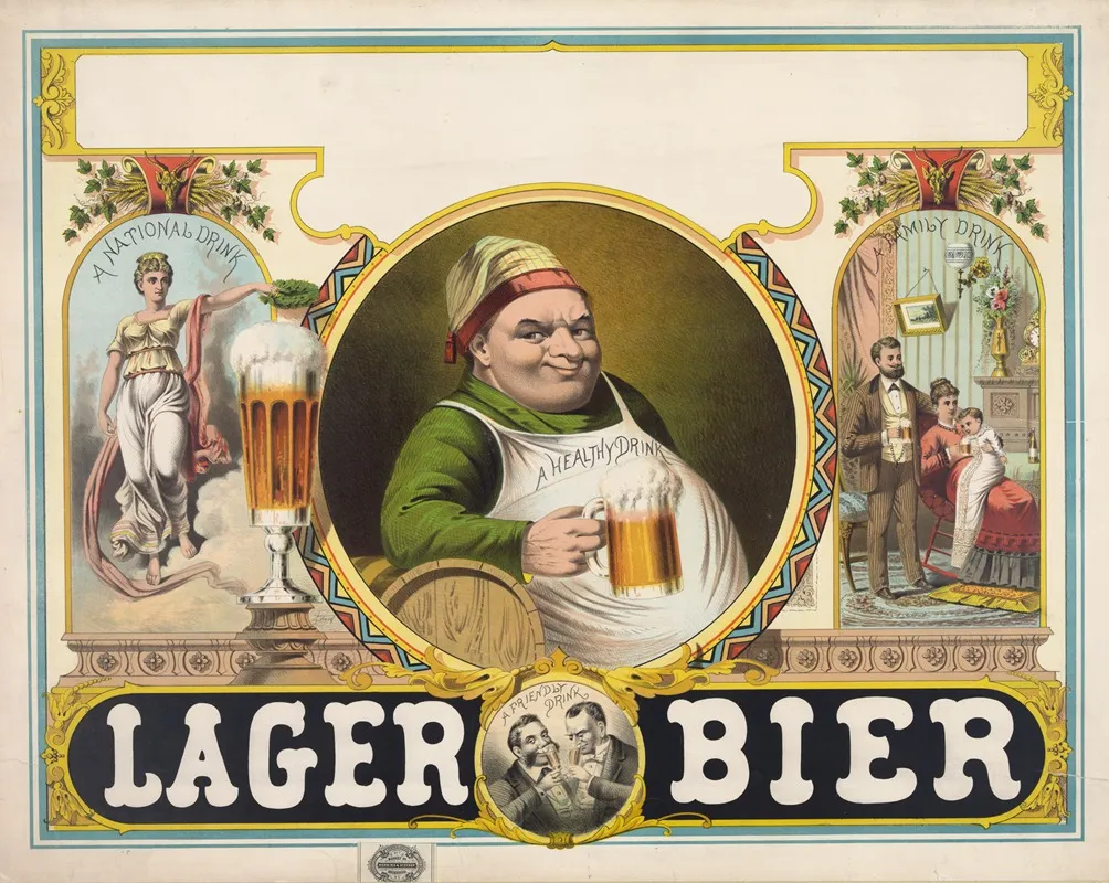 Lager Bier Wall Art by Mensing &amp; Stecher - High-Resolution Digital Print
