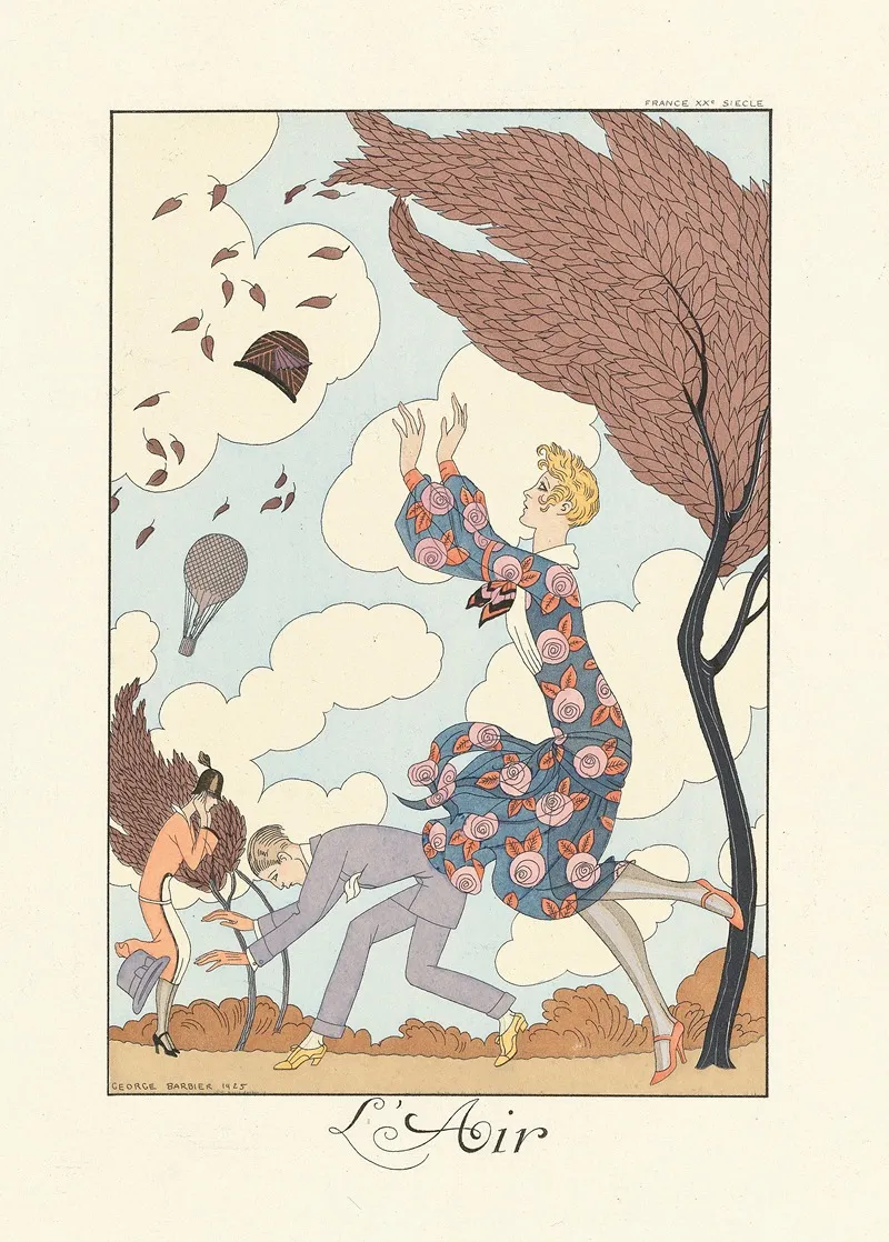 Lair Air Wall Art by George Barbier - High-Resolution Digital Print