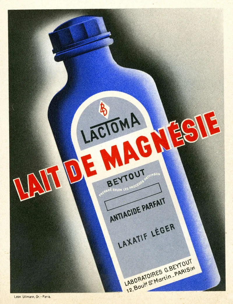 Lait De Magnesie Wall Art by Laboratoires G. Beytout - High-Resolution Digital Print