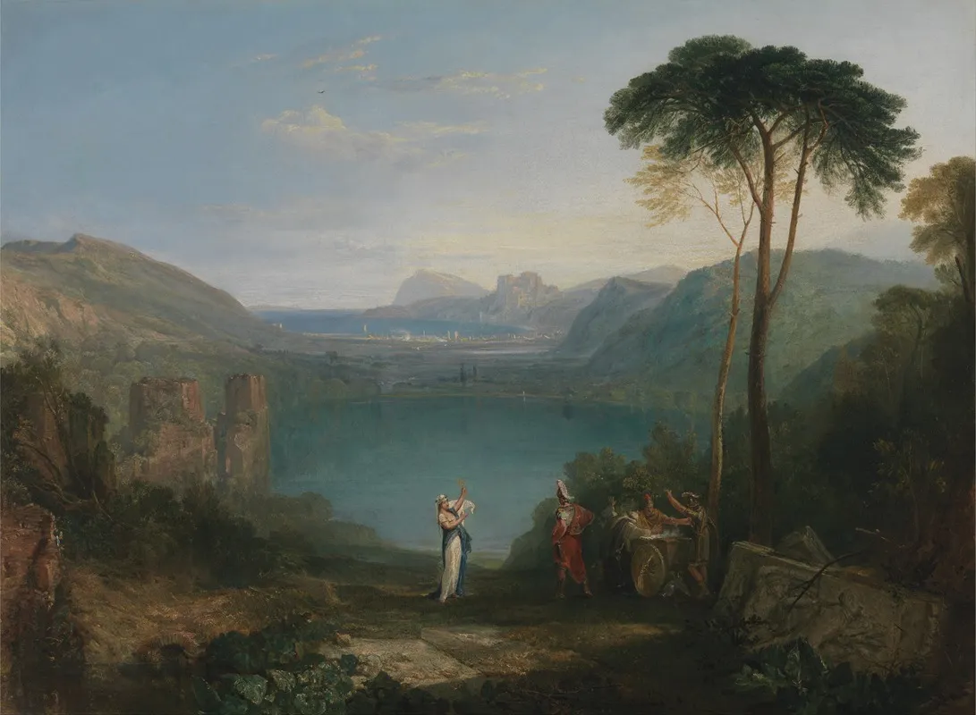 Lake Avernus Aeneas And The Cumaean Sybil Wall Art by Joseph Mallord William Turner - High-Resolution Digital Print