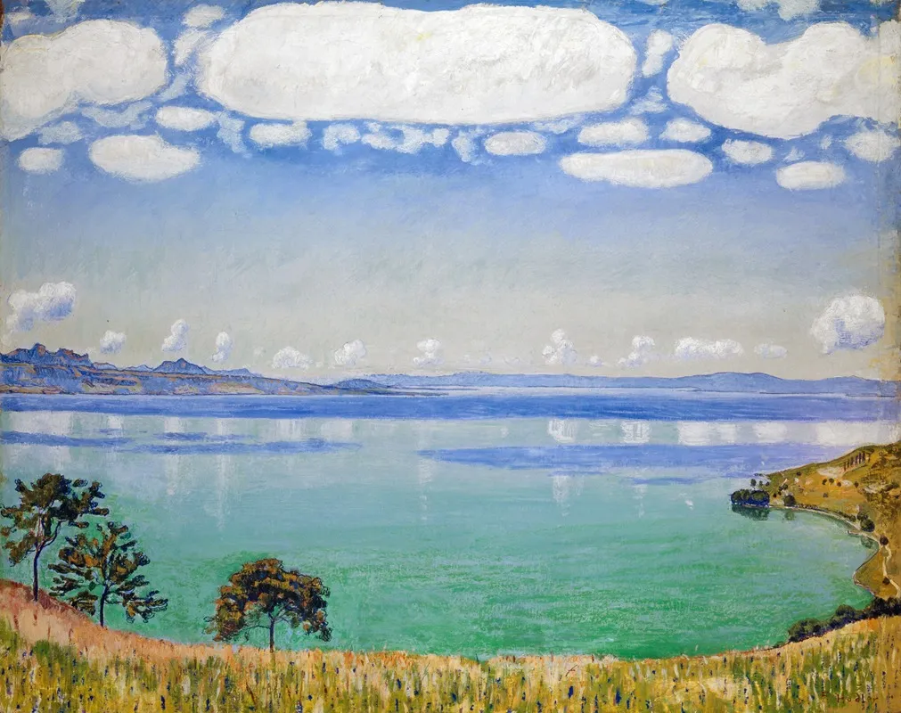 Lake Geneva From Chexbres Wall Art by Ferdinand Hodler - High-Resolution Digital Print
