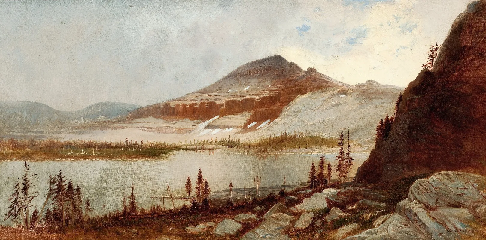 Lake Lal Uinta Mountains Wall Art by Gilbert Davis Munger - High-Resolution Digital Print
