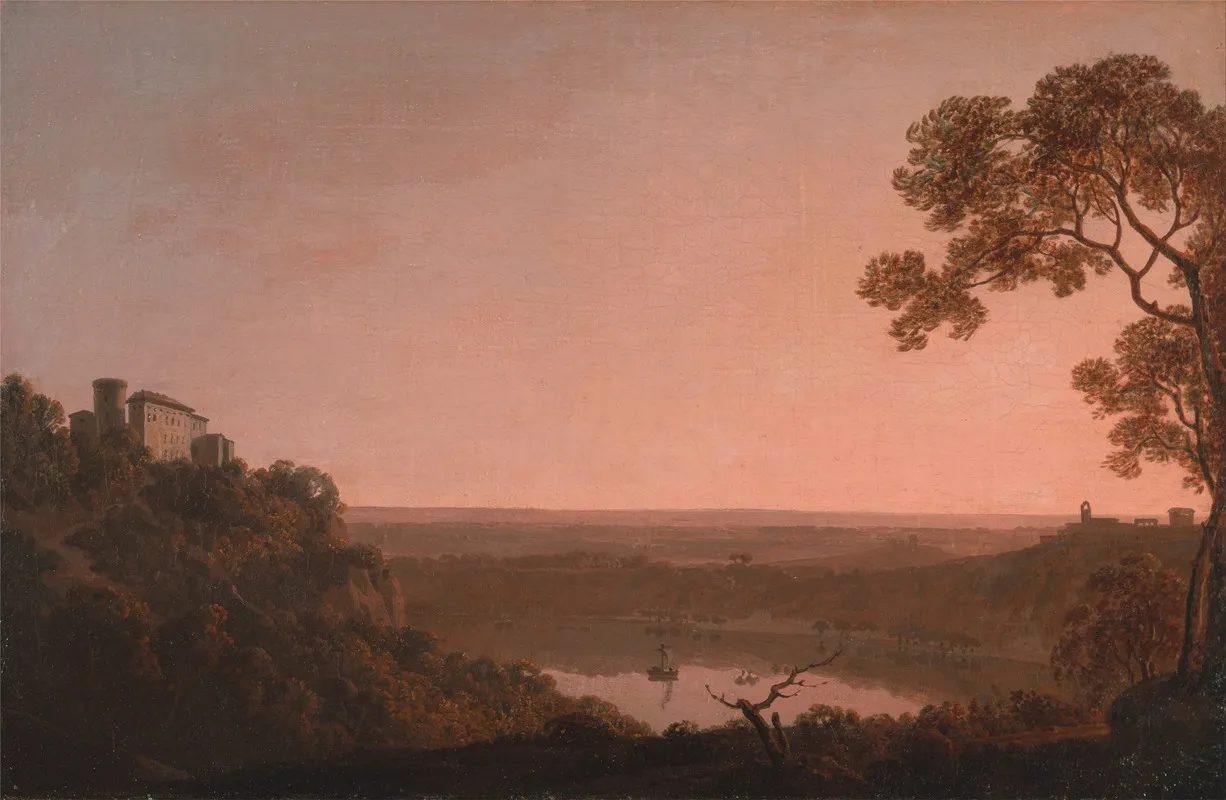 Lake Nemi 2 Wall Art by Joseph Wright of Derby - High-Resolution Digital Print