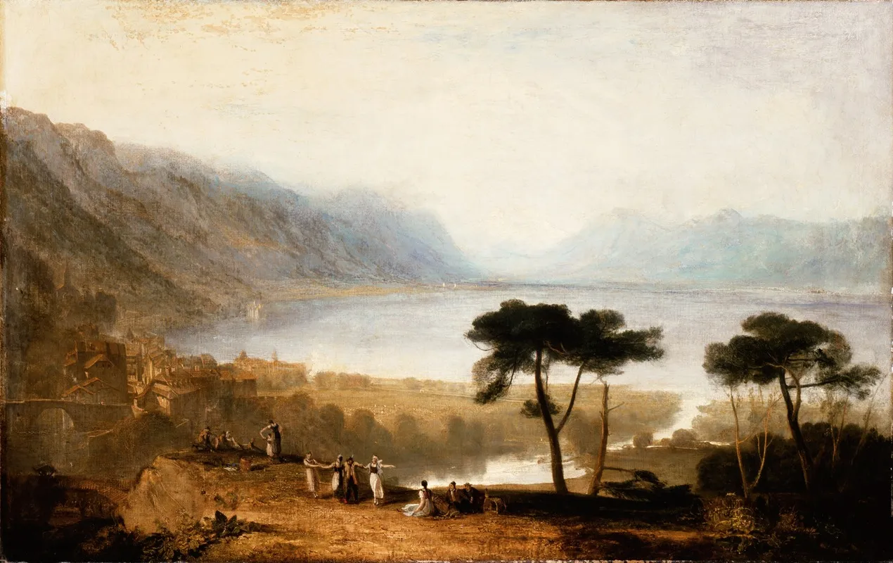 Lake Of Geneva From Montreux Wall Art by Joseph Mallord William Turner - High-Resolution Digital Print