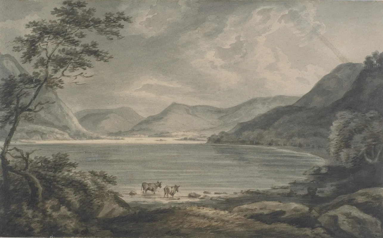 Lake Scene 7 Wall Art by Edward Dayes - High-Resolution Digital Print