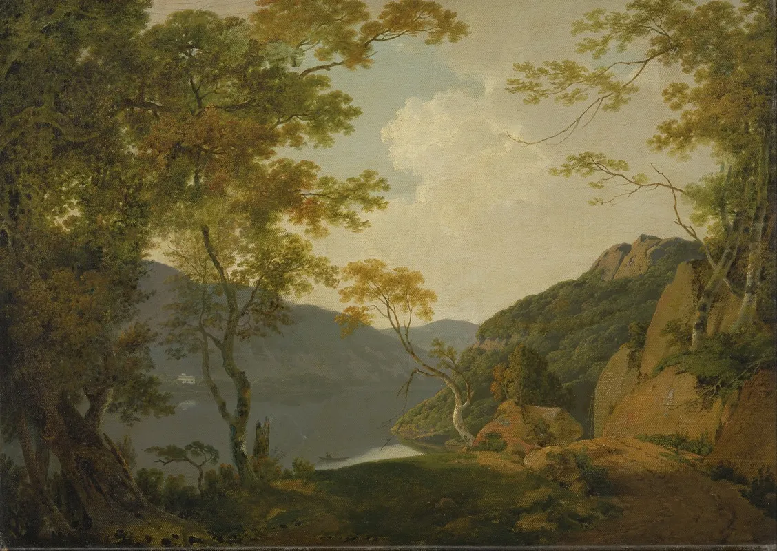 Lake Scene Wall Art by Joseph Wright of Derby - High-Resolution Digital Print