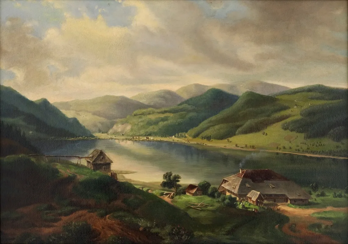 Lake Titisee Wall Art by Ida Maier-Müller - High-Resolution Digital Print