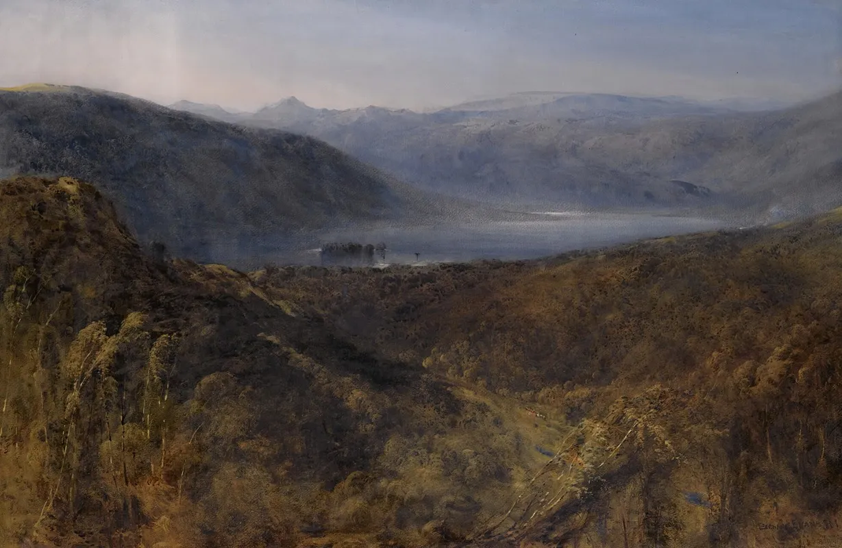 Lake Windermere Cumbria Wall Art by Bernard Walter Evans - High-Resolution Digital Print