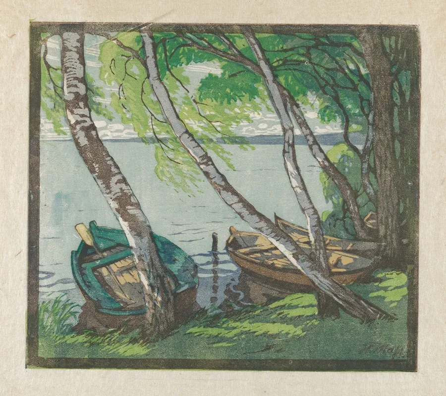 Lakeshore Wall Art by Helene Mass - High-Resolution Digital Print