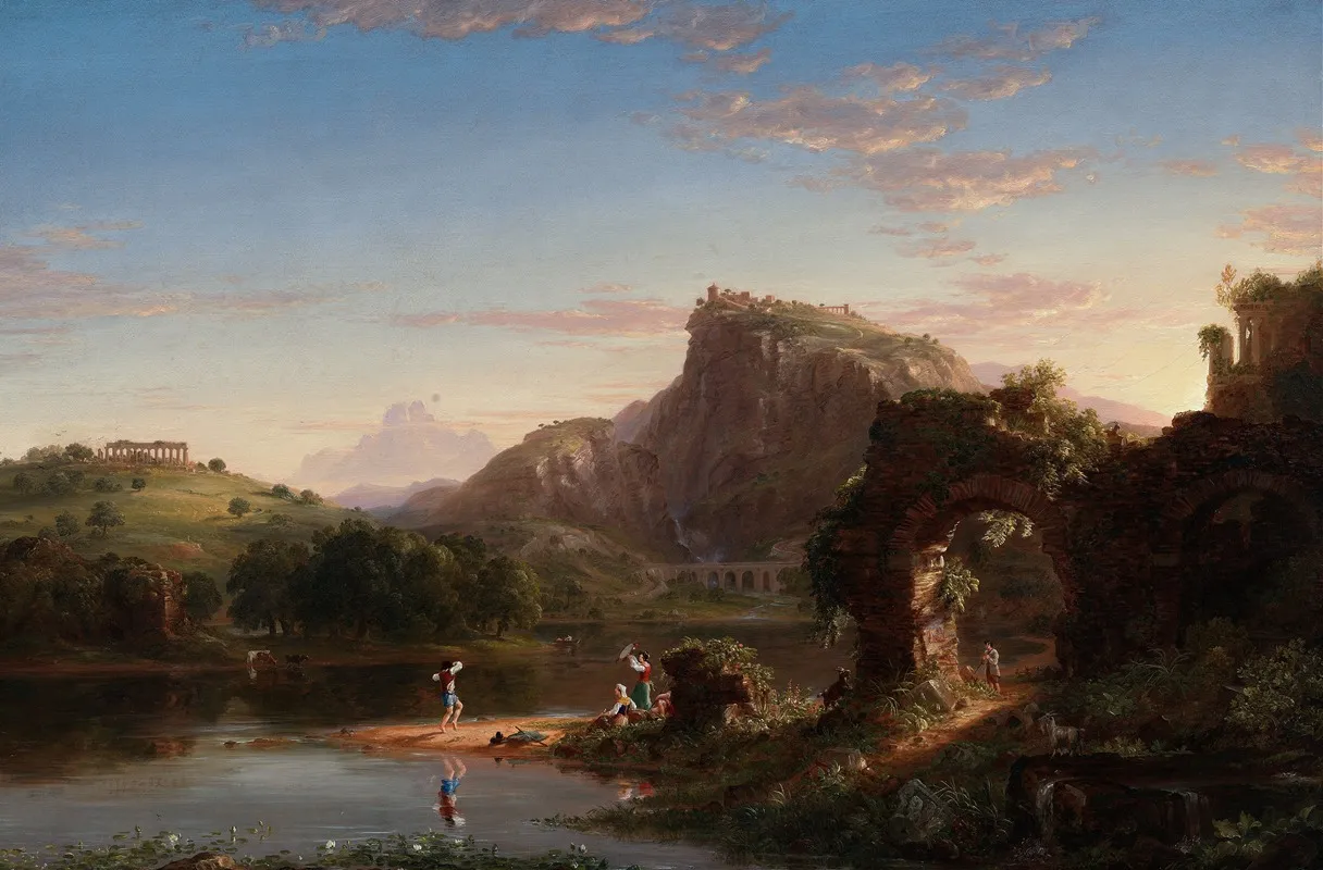 Lallegro Wall Art by Thomas Cole - High-Resolution Digital Print