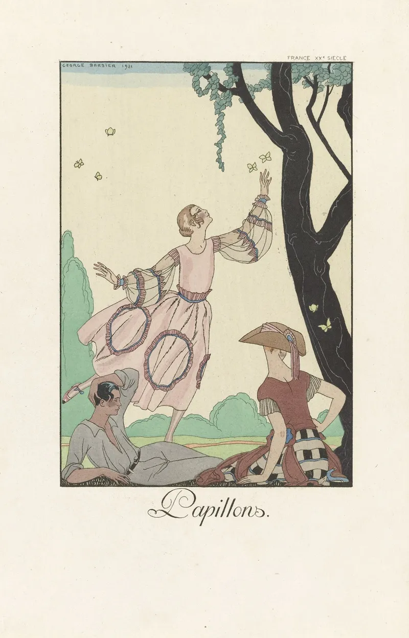 Lamant Poete Wall Art by George Barbier - High-Resolution Digital Print
