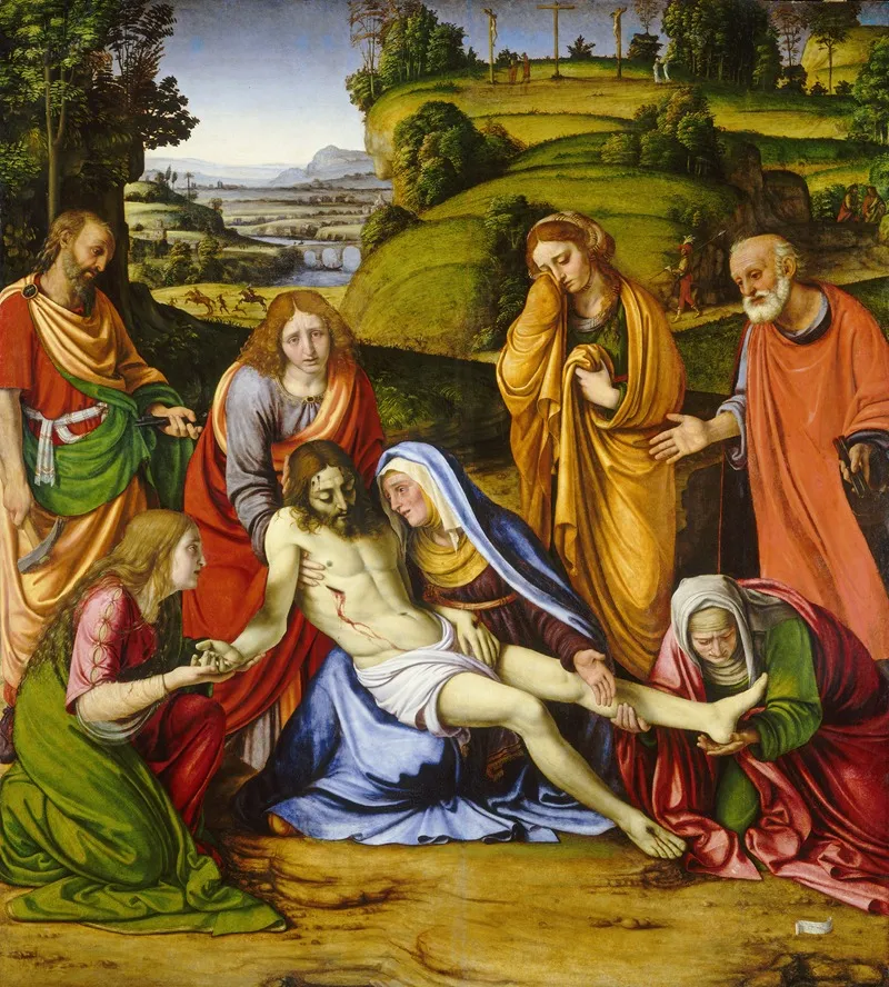 Lamentation 2 Wall Art by Andrea Solario - High-Resolution Digital Print