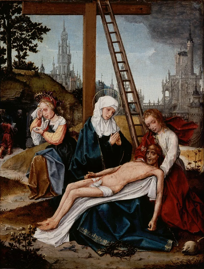 Lamentation 6 Wall Art by Jan Provoost - High-Resolution Digital Print