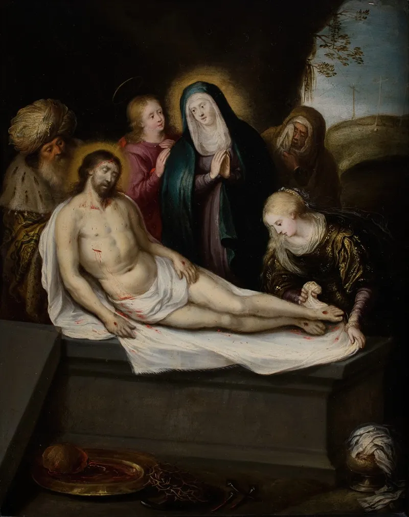 Lamentation Of Christ 3 Wall Art by Circle of Frans Francken - High-Resolution Digital Print
