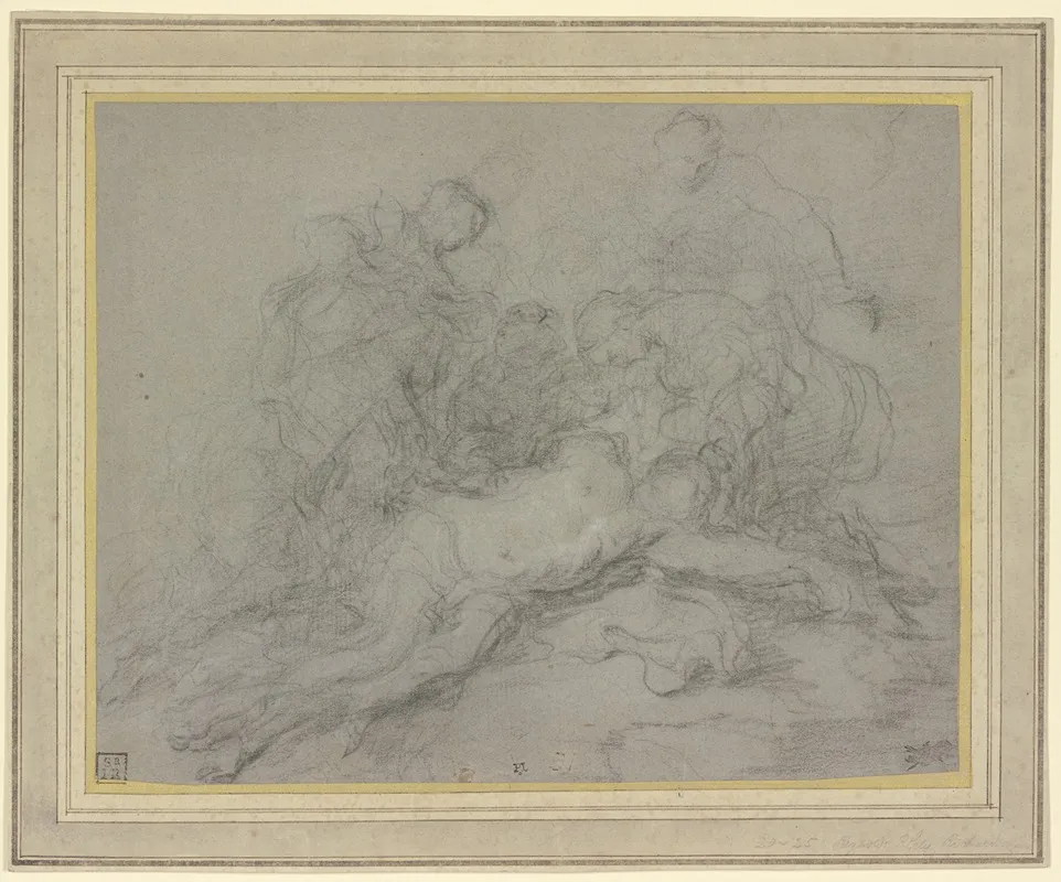 Lamentation Of Christ 6 Wall Art by Anthony van Dyck - High-Resolution Digital Print