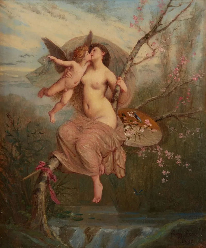 Lamour 2 Wall Art by Henri-Pierre Picou - High-Resolution Digital Print