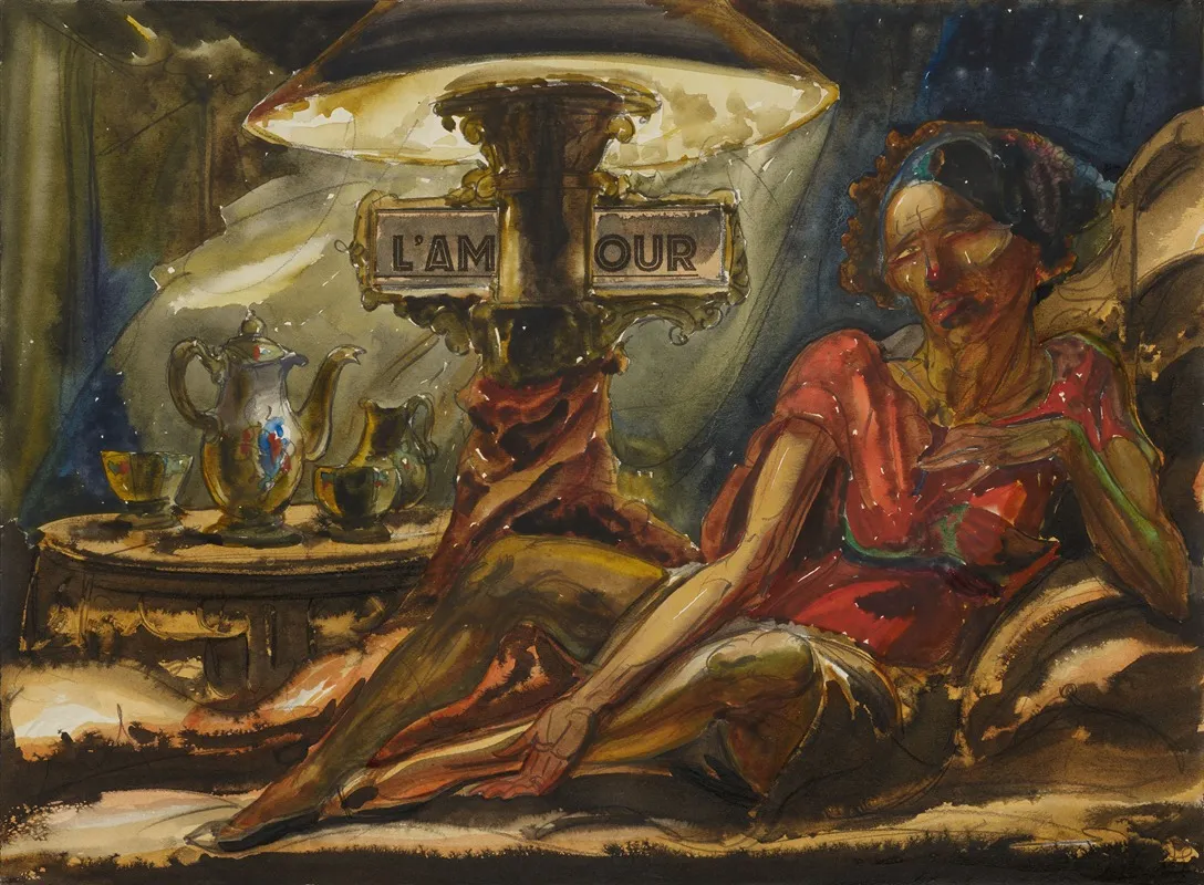 Lamour 3 Wall Art by Alfred Ost - High-Resolution Digital Print