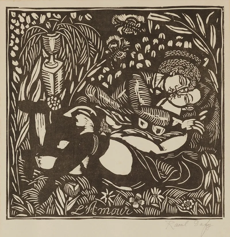 Lamour Wall Art by Raoul Dufy - High-Resolution Digital Print