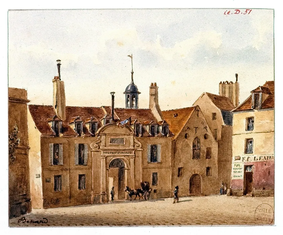 Lancien Hopital De La Pitie Rue Lacepede 2
