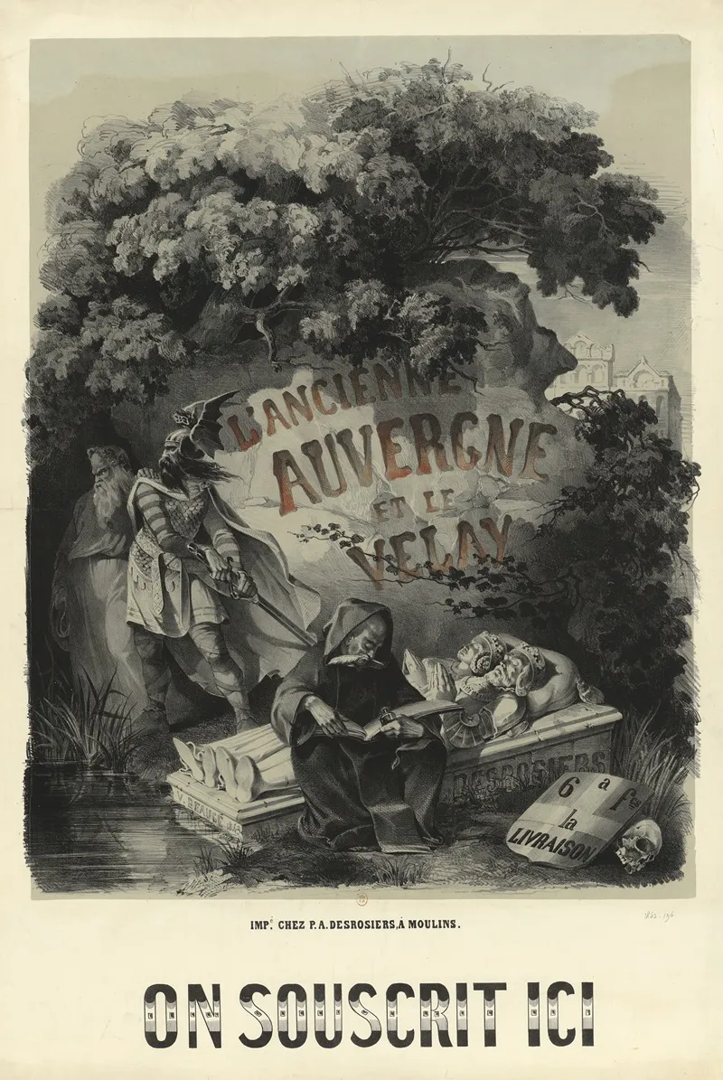 Lancienne Auvergne Et Le Velay Wall Art by Vivant Beaucé - High-Resolution Digital Print