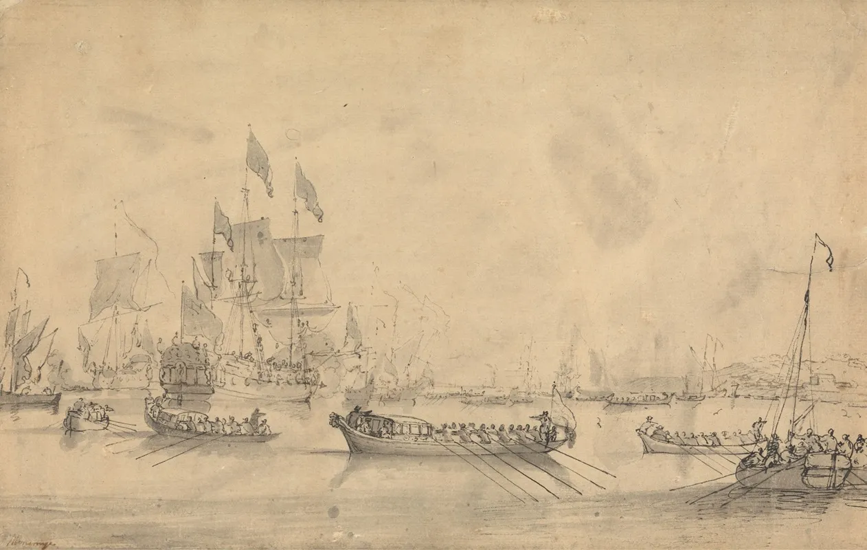 Landing Of William Of Orange At Tor Bay