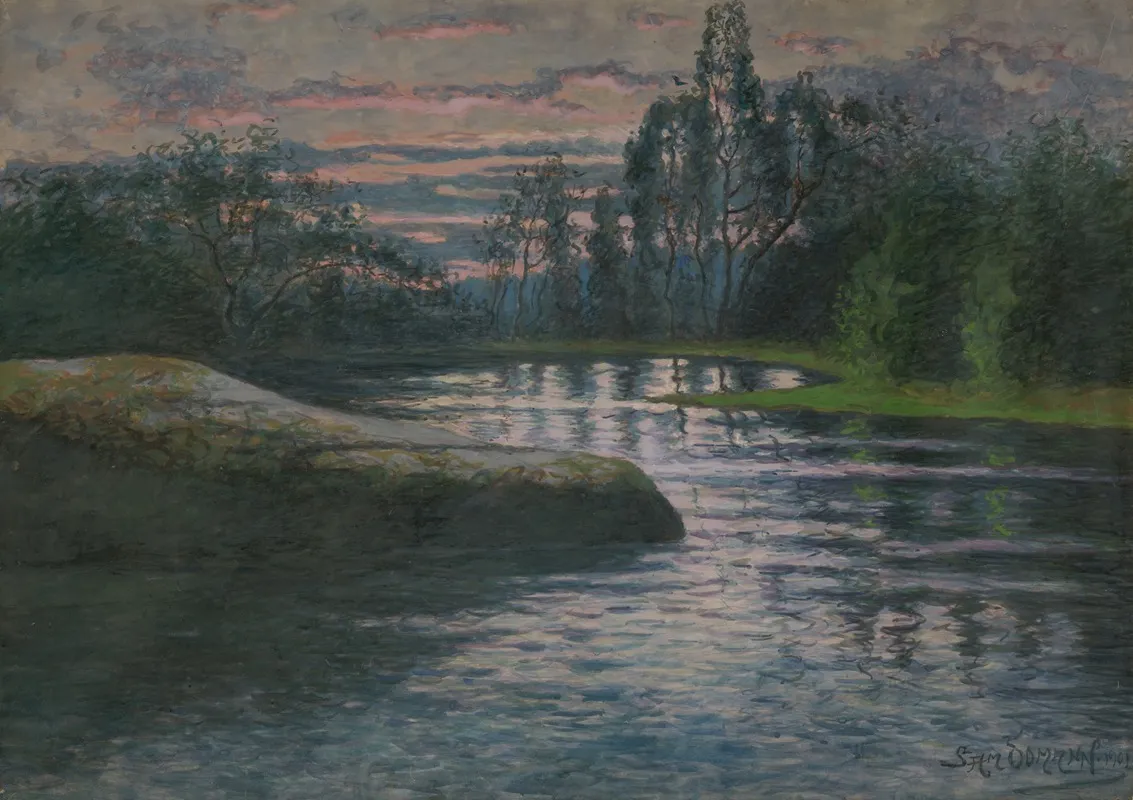 Landscape 124 Wall Art by Sam Ödmann - High-Resolution Digital Print