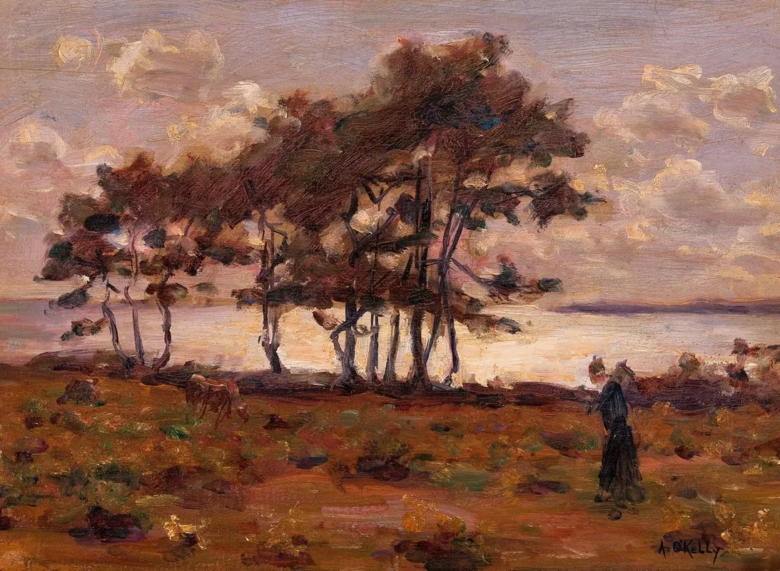 Landscape 211 Wall Art by Aloysius C. O'kelly - High-Resolution Digital Print