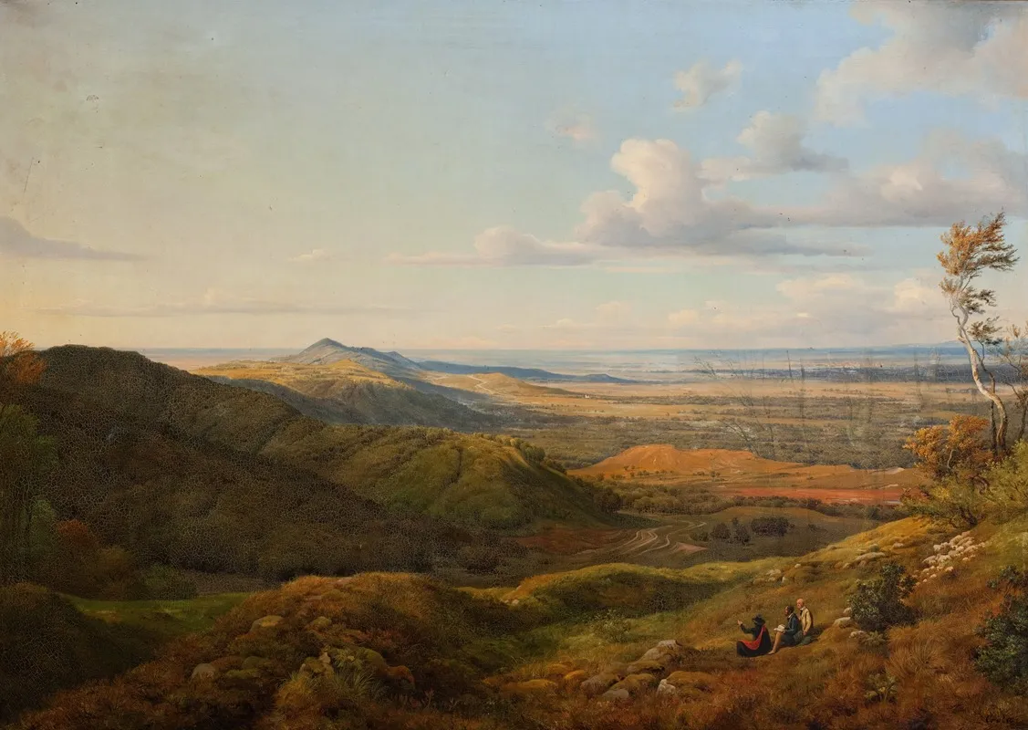 Landscape 216 Wall Art by Georg Heinrich Crola - High-Resolution Digital Print
