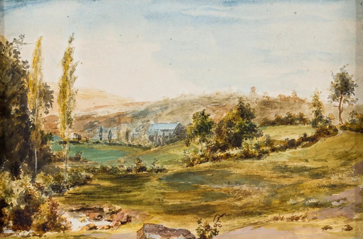 Landscape 22 Wall Art by Peter Adolf Hall - High-Resolution Digital Print
