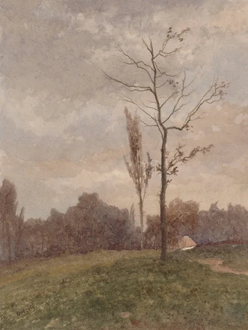 Landscape 329 Wall Art by Edouard Jules Joseph Huberti - High-Resolution Digital Print