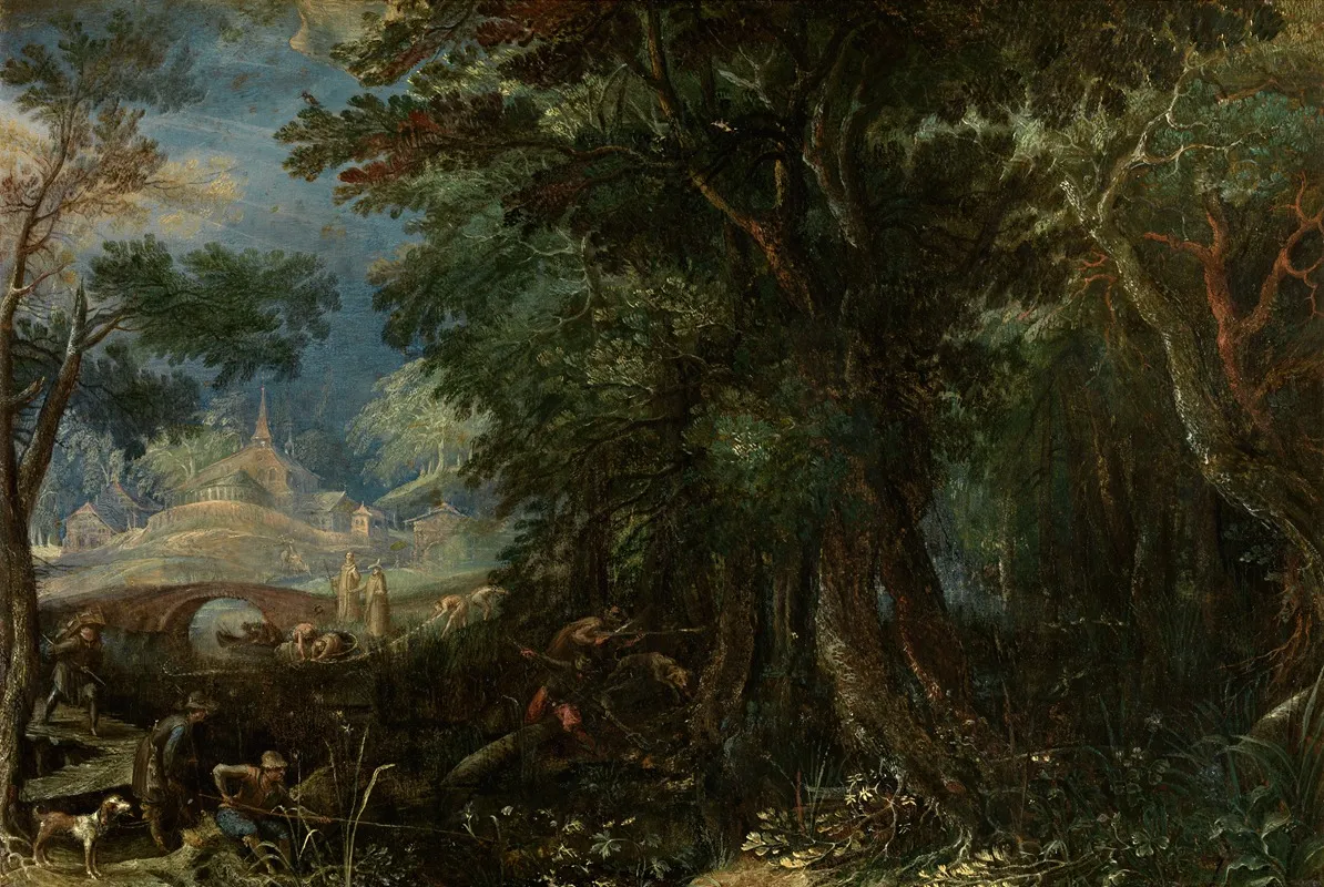 Landscape 332 Wall Art by Frederik Van Valckenborch - High-Resolution Digital Print
