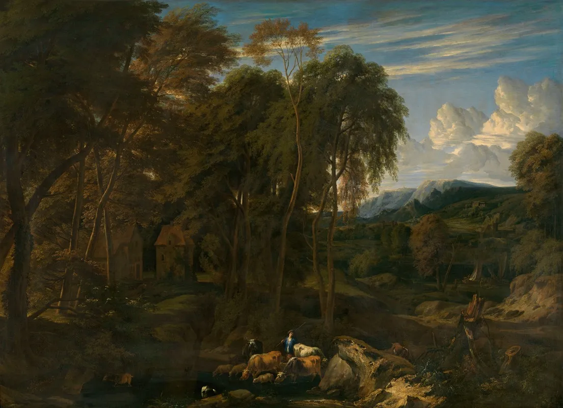 Landscape 338 Wall Art by Jan Baptist Huysmans - High-Resolution Digital Print