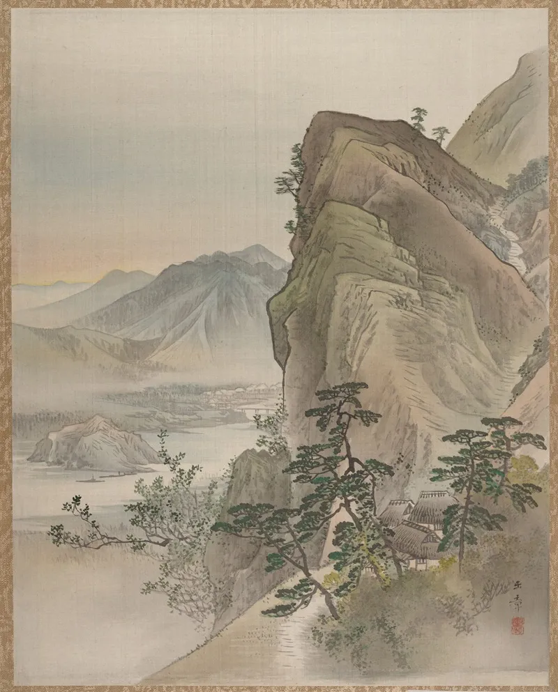 Landscape 443 Wall Art by Kawabata Gyokushō - High-Resolution Digital Print