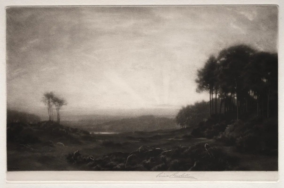 Landscape 477 Wall Art by George Percival Gaskell - High-Resolution Digital Print
