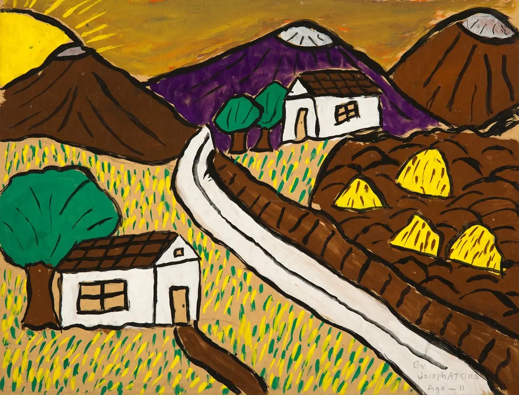 Landscape 485 Wall Art by Joseph Percy Atkin - High-Resolution Digital Print