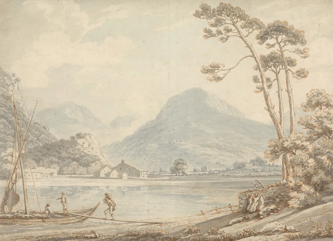 Landscape At Ambleside Wall Art by Thomas Sunderland - High-Resolution Digital Print