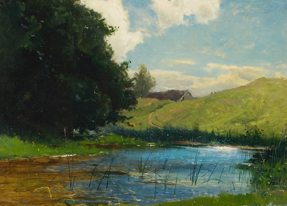 Landscape At Kopingebro Near Ystad