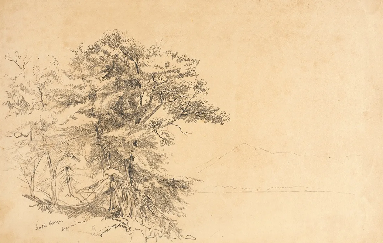 Landscape At Lake George