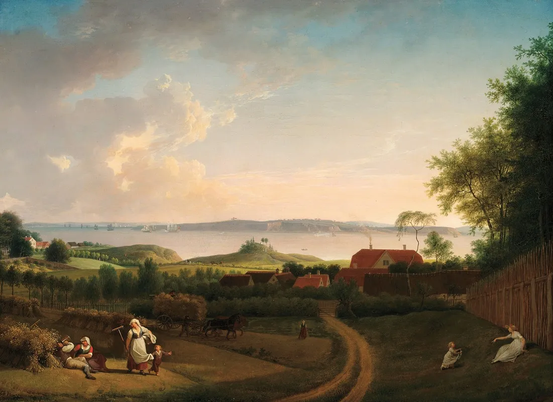 Landscape By The Sound Wall Art by Jens Juel - High-Resolution Digital Print
