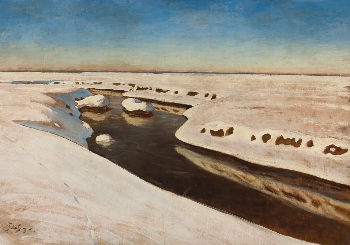 Landscape From Bystra Wall Art by Julian Falat - High-Resolution Digital Print