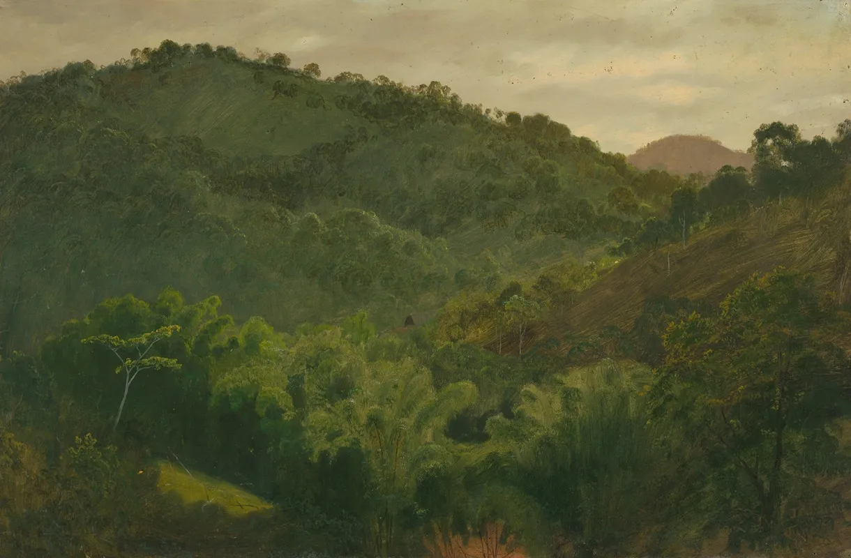 Landscape From Jamaica West Indies Wall Art by Frederic Edwin Church - High-Resolution Digital Print
