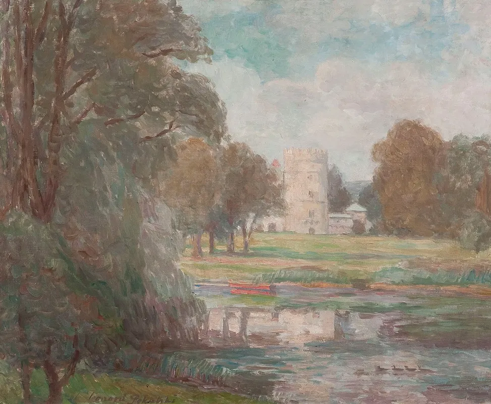 Landscape From Krasiczyn Wall Art by Leonard Pękalski - High-Resolution Digital Print